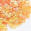 Accesorios hechos a mano para bricolaje, lentejuelas redondas de 5 mm para decoración de uñas, material de relleno de láminas láser de limo de barro de cristal