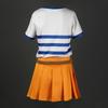 Cosplay de la película One Piece de la vida real, ropa de cosplay de Nami, ropa de cosplay de Luffy y Sauron de segunda dimensión.
