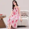 Camisola de Alcinha Estilo Coreano Casual e Fashion para Mulheres, Novo Estilo de Verão, Vestido Regata sem Mangas que Pode Ser Usado Fora, Roupa de Casa de Caimento Solto