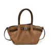 Bolso Cesta de Verduras con Diseño Esmerilado de Gamuza, Exquisito Elegante, Bolso de Mano de Alta Gama para el Trabajo, Bolso de Mano de Lujo Accesible de Nicho para Mujer