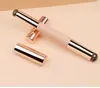 Pincel de Silicona para Labios de Doble Cabeza con Tapa Mini Pincel Halo a Prueba de Polvo Pincel Corrector Portátil para Bálsamo de Labios, Labial, Pincel para Labios con Labio