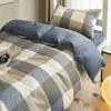 Conjunto de cama de três peças para dormitório de estudante universitário, lençol e fronha de algodão puro, tamanho solteiro, adequado para todas as estações, novo modelo de roupa de cama 2026