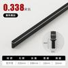Venta directa de fábrica mango de puerta de armario negro con cabeza redonda en forma de T venta al por mayor de fábrica mango de puerta de gabinete negro con borde gris dorado plateado