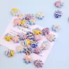 Cuentas Cerámicas de Peces Tropicales Dibujados a Mano de Dibujos Animados Lindos Materiales para Pulseras Colgantes Collares Hechos a Mano Accesorios