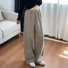 7502 Pantalones de maternidad con cordón, pantalones de pierna ancha para otoño, cómodos y no restrictivos, pantalones casuales de pierna recta de moda para mamás
