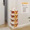 Sapateira Simples, Multicamadas, Doméstica, Pequena, Tridimensional, para Sapatos de Criança, Hall de Entrada, Armário de Sapatos para Dormitório, Multifuncional, Triangular, de Canto