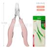 Aço inoxidável cortador de unhas cortador de unhas cortador de unhas Toenail Dead Leather Cutter ferramenta de reparo Alicate de unha incrustado de mola dupla