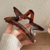 Nuevo Pinza para el Cabello de Estrella de Cinco Puntas Mate de Gama Alta 2026 para Mujer, Pinza de Tiburón para la Parte Posterior de la Cabeza de Otoño e Invierno, Elegante Accesorio para el Cabello