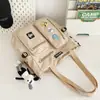 Bolso Cruzado Casual Estilo Coreano Ropa de Trabajo para Hombre Gran Capacidad Moderno Genial Versátil Deportivo para Viajes y Estudiantes Universitarios Bolso de Hombro Portátil