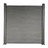 Valla de Madera Plástica, Postes de Aleación de Aluminio, Uso en Patio Exterior, Jardín de Villa, Valla de Jardín, Valla de Balcón Fabricante