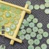 Junta espaciadora de ágata de piel de vaca de hueso de oliva, cuentas espaciadoras de calcedonia de marfil de cáscara de coco, accesorios de bricolaje para jugar con la estrella y la luna de King Kong