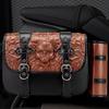 Venta Caliente en Amazon Estilo Punk Industrial de Caballero Calavera Resistente Bolsa Lateral para Motocicleta Bolsa Lateral Modificada para Harley Equipo