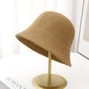 Sombrero de pescador transpirable de estilo coreano para mujer, gorra de pescador con sombrilla, de punto pequeño y moderno, para verano de 2024