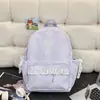 Mochila Estudiantil con Textura de Cuadros Burbuja Estilo Coreano, Dulce y Linda para Salidas de Mejores Amigas