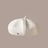 Gorra de Pintor, Gorro Octogonal, Circunferencia de Cabeza Grande, Nuevo Estilo Otoño e Invierno, Versátil, Estilo Calabaza, Adelgazante de Rostro, Logo Metálico, Boina para Mujer