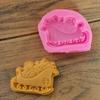 Caixa de presente sinal de estrada filhote de cachorro e outra forma bonito bolo decoração molde açúcar chocolate molde de silicone