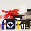 Nueva Caja de Papel para Gorro de Graduación Empaque para Fiesta de Celebración de Graduación Caja de Regalo Gorro de Maestro Bronceado Gorro de Doctor Caja de Dulces