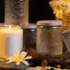 Copo de Vela Marrom 250ml Copo Vazio Garrafa de Aromaterapia DIY Boca Larga Copo de Vidro para Vela Suporte de Vela Decoração de Ambiente