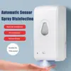 Dispensador de Jabón en Spray por Inducción, Seguro Sanitario sin Contacto, Máquina Eléctrica Inteligente para Higienizar Manos Montada en Pared para el Hogar