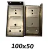 Acessórios para Calha de Sol Conexão de Canto Acessórios de Conexão Solar Instalação em Tubo Quadrado Fixador de Tubo Quadrado Universal