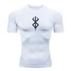 Camiseta Deportiva de Manga Corta para Hombre Aliexpress Ropa Deportiva para Correr Ajustada Cuello Redondo Baloncesto Fútbol Compresión Secado Rápido