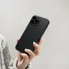 Funda para teléfono móvil de piel con agujeros finos es adecuada para iPhone15ProMax tendencia 14 película para lente 13 placa trasera dura 12/11