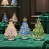 Zibo Vidro Artesanal Puxado a Fio Árvore de Natal 6.5cm Mini Enfeite Natalino Decoração Criativa Presente Fabricante