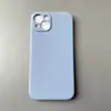 Capa Macia Fosca de Borda Reta com Furo Fino para iPhone 17, Adequada para Apple 16 Promax, Material de Capa de Celular Cubo Colorido 15