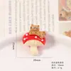 Accesorios para Joyería DIY Dibujos Animados Lindo Hongo Gatito Pegatinas para Funda de Teléfono Pegatinas para Pinzas de Cabello Hebillas para Zapatos de Madera