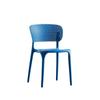 Cadeira de Jantar para Uso Doméstico, Cadeira de Plástico Moderna Minimalista, Cadeira de Jantar para Sala de Estar, Cadeira de Reunião Estilosa Estilo Macaron com Encosto