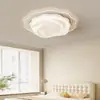 Luminária de Teto para Quarto Principal Estilo Creme Romântica Proteção para os Olhos Sala de Estar Lustre Moderno Simples e Atmosférico Novo Estilo 2025