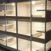 Gaiola de Criação de Gatos, Gaiola de Criação de Três Camadas, Casa de Gato Villa de Madeira Maciça de Espaço Livre para Uso Doméstico, Abrigo para Gatos, Armário para Gatos, Gaiola para Gatos