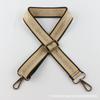 Correa popular de seda dorada bordada para bolso, bandolera, correa ancha para el hombro, correa de repuesto para bolso de mujer, accesorios de transformación para bolso, cuerda de repuesto de alta gama