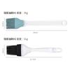 Fabricante em estoque escova de óleo de silicone para churrasco, cabo de cristal de plástico transparente, escova de óleo grande, escova de silicone dividida, atacado