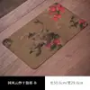 Novo Tapete Impermeável para Mesa de Chá com Estampa Floral Estilo Chinês, Acessórios para Conjunto de Chá, Caminho de Mesa Impermeável para Preparo de Chá a Seco, Tapete de Chá Impermeável
