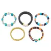 Pulsera de Halloween Transfronteriza Colgante de Fantasma Calabaza Calavera Letra Pulsera de Cuentas Fiesta Festiva Pulsera Multicapa