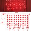2023 Nuevo Festival de Primavera Linterna de Cuerda led Luz de Cortina de Linternas Rojas Palabra Fu Decoración de Festival de Primavera Linterna al por Mayor