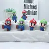 Llavero Colgante de Muñeco Mario Caja Sorpresa Goma Suave Colgante para Llavero de Coche Mario Muñeco para Mochila Escolar Venta al por Mayor