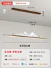 Nuevo Candil de Restaurante Estilo Chino Larga Madera Grano Estilo Chino Zen Simple Barra Estudio Paisaje Sala de Té Mesa de Té Lámparas