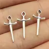 21X10Mm 0.5g Multicor DIY Liga de Liga Acessórios Material Cruz de Cerca Pingente