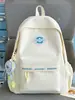 Nueva Mochila Escolar Pequeña Versátil de Color Sólido para Niñas, Mini Mochila Estilo Coreano para Estudiantes, Mochila Casual Simple de Alta Estética