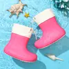 Botas de Lluvia Jelly Baby, Botas de Lluvia Antideslizantes para Niños, Zapatos Impermeables Lindos para Niños y Niñas para el Jardín de Infancia, Zapatos de Goma para Niños