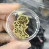 Adesivo de Telefone de Ouro Puro 999 para Riqueza Instantânea, com Adesivo Traseiro, Adesivo de Ouro 2mg, Presente Promocional para Lojas de Ouro em Transmissão ao Vivo