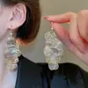 Ganchos para Orejas Huecos de Plata de Doble Cara para Mujer 2026, Pendientes Súper Elegantes y de Alta Gama con un Ambiente de Lujo Ligero