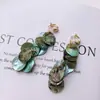 Pendientes Largos con Borlas y Conchas Estilo Vacaciones en Isla para Mujer 2025 Nuevo Estilo Pendientes Elegantes Exagerados Pendientes Dulces de Playa
