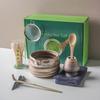 Juego de té matcha transfronterizo, juego de 7 piezas, juego de 4 piezas, cuenco de matcha con boca, té japonés, fábrica de té Bai Benli