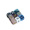 Dados de resina al por mayor de 15-16 mm, dados redondos coloridos para juegos de mesa, bares, juegos de entretenimiento KTV