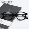 Kedun 2018 Gafas Estilo Shawn Yue Retro Marco Redondo Versión Coreana Marco Pequeño Redondo de Gafas Compatible con Lentes de Prescripción