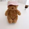 [Apenas Roupas] Roupas de Boneca para Urso Barcelona de 16cm, Roupas Fofas de Urso, Chapéu de Pescador de Pelúcia