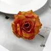 Flores de Rosa Pequeñas Vintage Simuladas en Colores Otoñales Cabezas Florales de Seda Artificial Falsa para Manualidades Pasadores Materiales Arreglo de Pared de Flores para Bodas